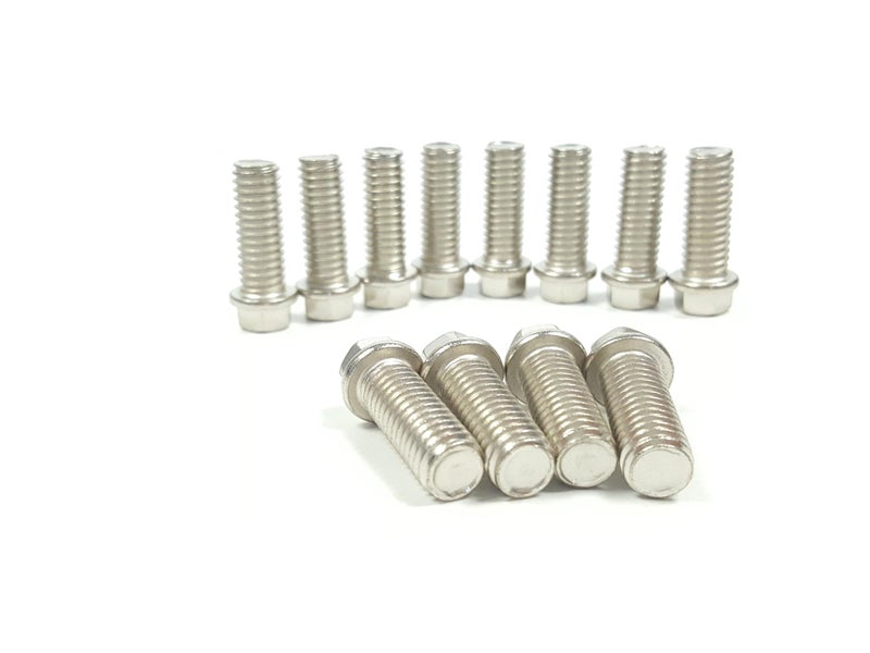 JBKE SBC Exhaust Manifold header Bolt Kit for Small Block Chevy 265 283 302 305 327 350 400 V8 header bolts - Image 3